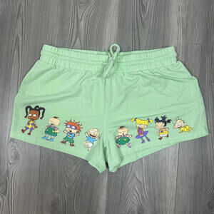 Nickelodeon Rugrats Mint Casual‎ Shorts with Rugrats Characters